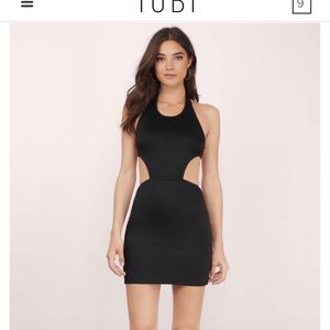 TOBI black bodycon mini dress